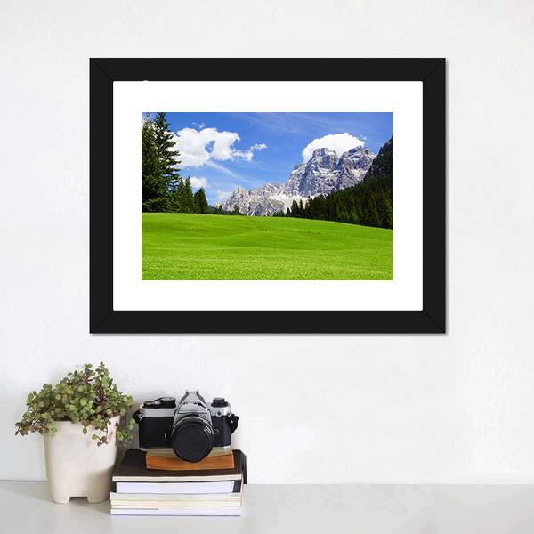 Dolomites Landscape Italy Canvas Wall Art-3 Horizontal-Gallery Wrap-25" x 16"-Tiaracle