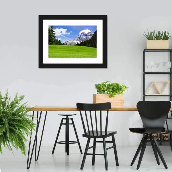 Dolomites Landscape Italy Canvas Wall Art-3 Horizontal-Gallery Wrap-25" x 16"-Tiaracle