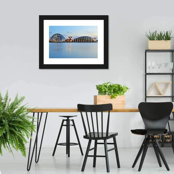 Domes & Super Trees Canvas Wall Art-3 Horizontal-Gallery Wrap-25" x 16"-Tiaracle