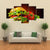 Double Cheeseburger Canvas Wall Art-4 Pop-Gallery Wrap-50" x 32"-Tiaracle