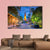 Charleston Downtown Canvas Wall Art-5 Star-Gallery Wrap-62" x 32"-Tiaracle