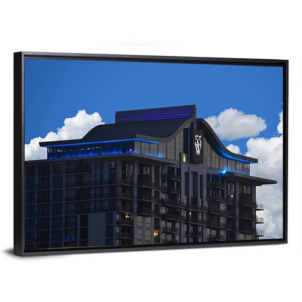 Downtown Building In Orlando Canvas Wall Art-3 Horizontal-Gallery Wrap-25" x 16"-Tiaracle