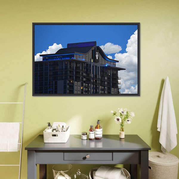 Downtown Building In Orlando Canvas Wall Art-3 Horizontal-Gallery Wrap-25" x 16"-Tiaracle