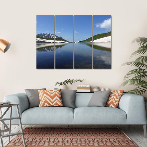 Dragon Lake Canvas Wall Art-4 Horizontal-Gallery Wrap-34" x 24"-Tiaracle