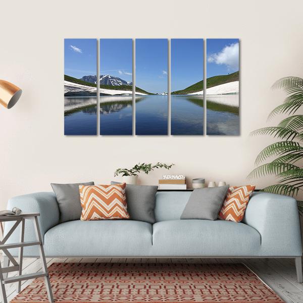 Dragon Lake Canvas Wall Art-5 Horizontal-Gallery Wrap-22" x 12"-Tiaracle