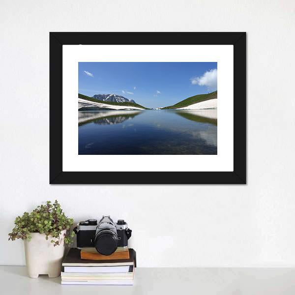 Dragon Lake Canvas Wall Art-5 Horizontal-Gallery Wrap-22" x 12"-Tiaracle