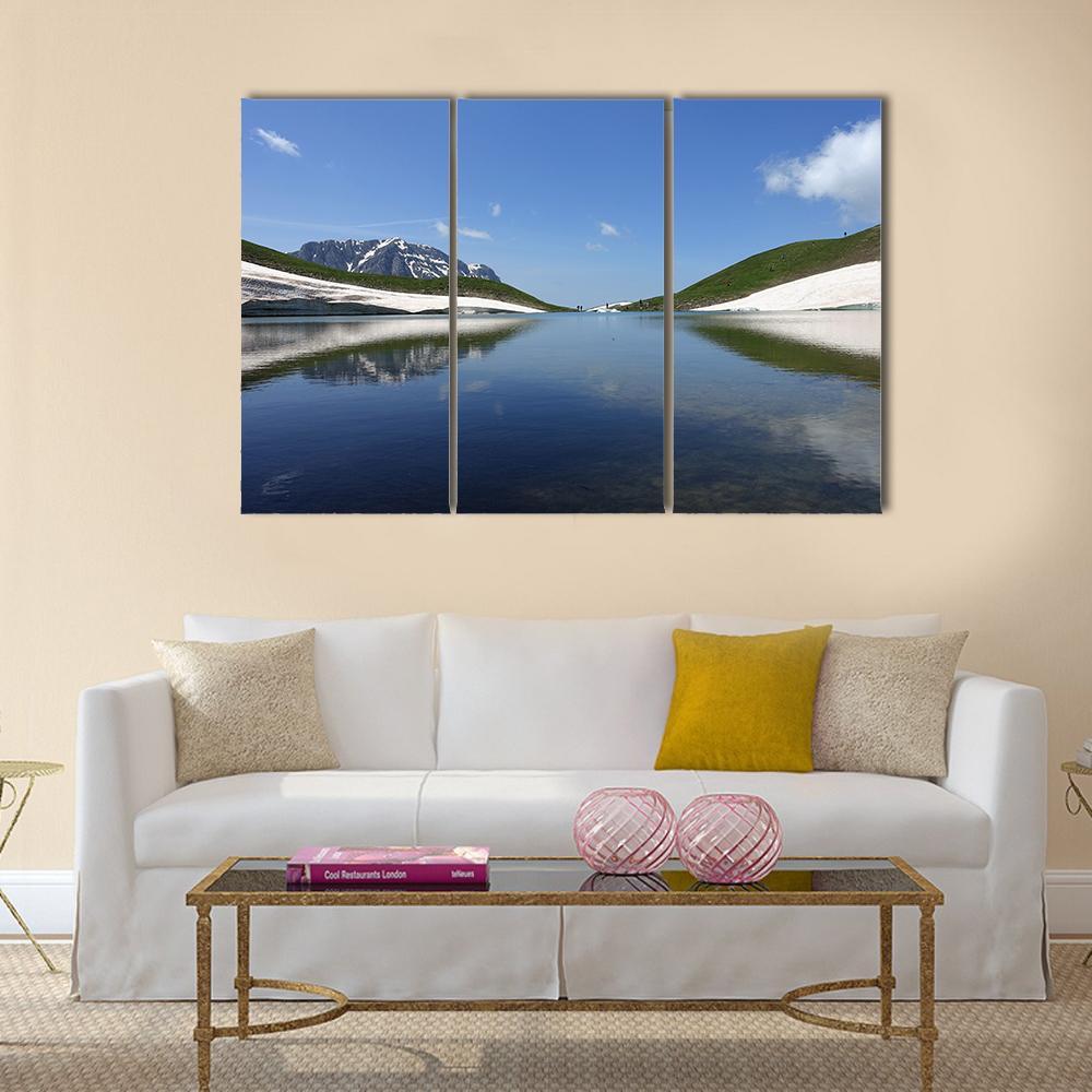 Dragon Lake Canvas Wall Art-3 Horizontal-Gallery Wrap-37" x 24"-Tiaracle