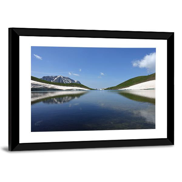 Dragon Lake Canvas Wall Art-3 Horizontal-Gallery Wrap-25" x 16"-Tiaracle