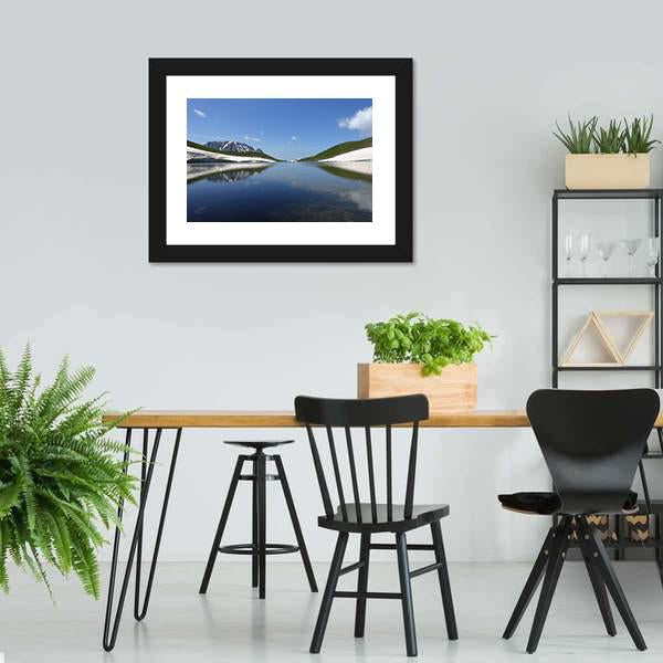 Dragon Lake Canvas Wall Art-3 Horizontal-Gallery Wrap-25" x 16"-Tiaracle