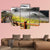 Dramatic Clouds With Mountain Canvas Wall Art-4 Pop-Gallery Wrap-50" x 32"-Tiaracle