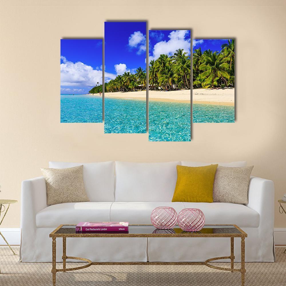 Dravuni Island Canvas Wall Art-4 Pop-Gallery Wrap-50" x 32"-Tiaracle