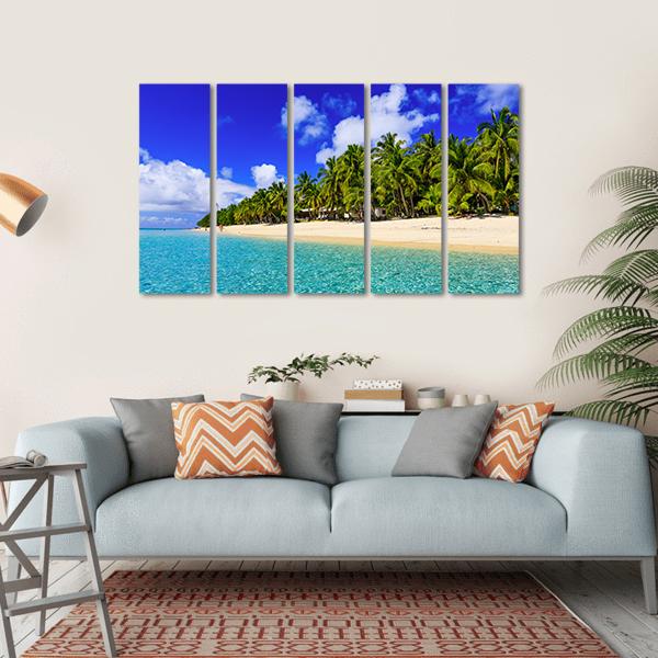 Dravuni Island Canvas Wall Art-5 Horizontal-Gallery Wrap-22" x 12"-Tiaracle