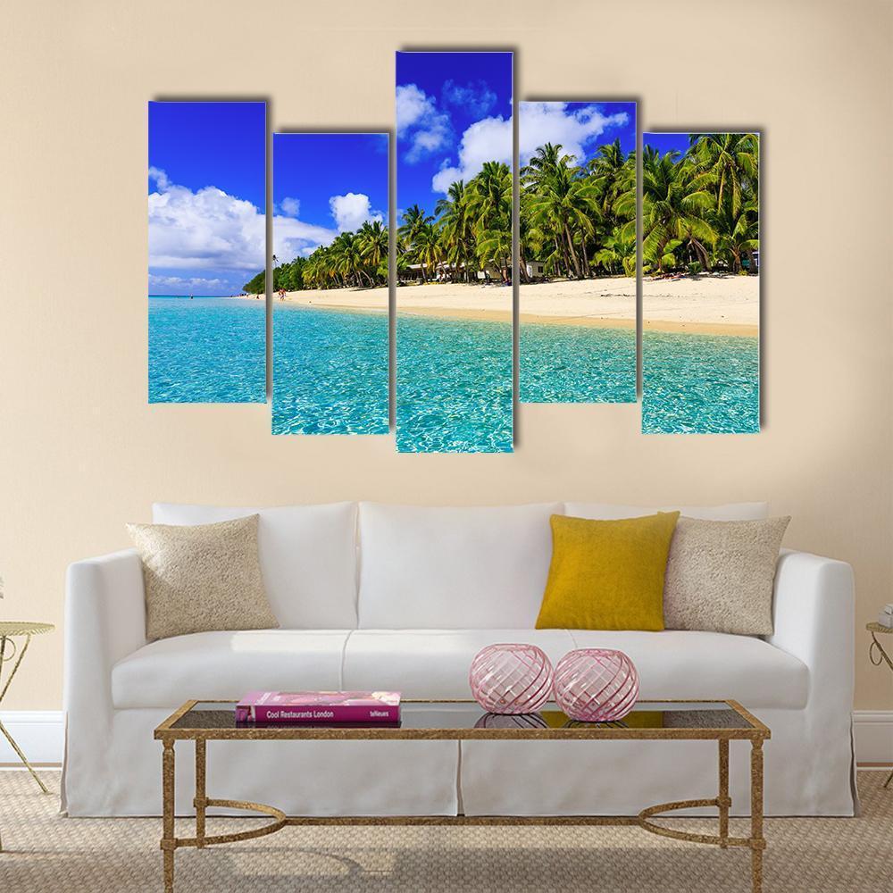 Dravuni Island Canvas Wall Art-5 Pop-Gallery Wrap-47" x 32"-Tiaracle