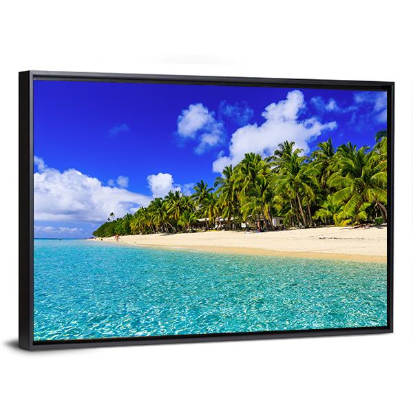 Dravuni Island Canvas Wall Art-3 Horizontal-Gallery Wrap-25" x 16"-Tiaracle