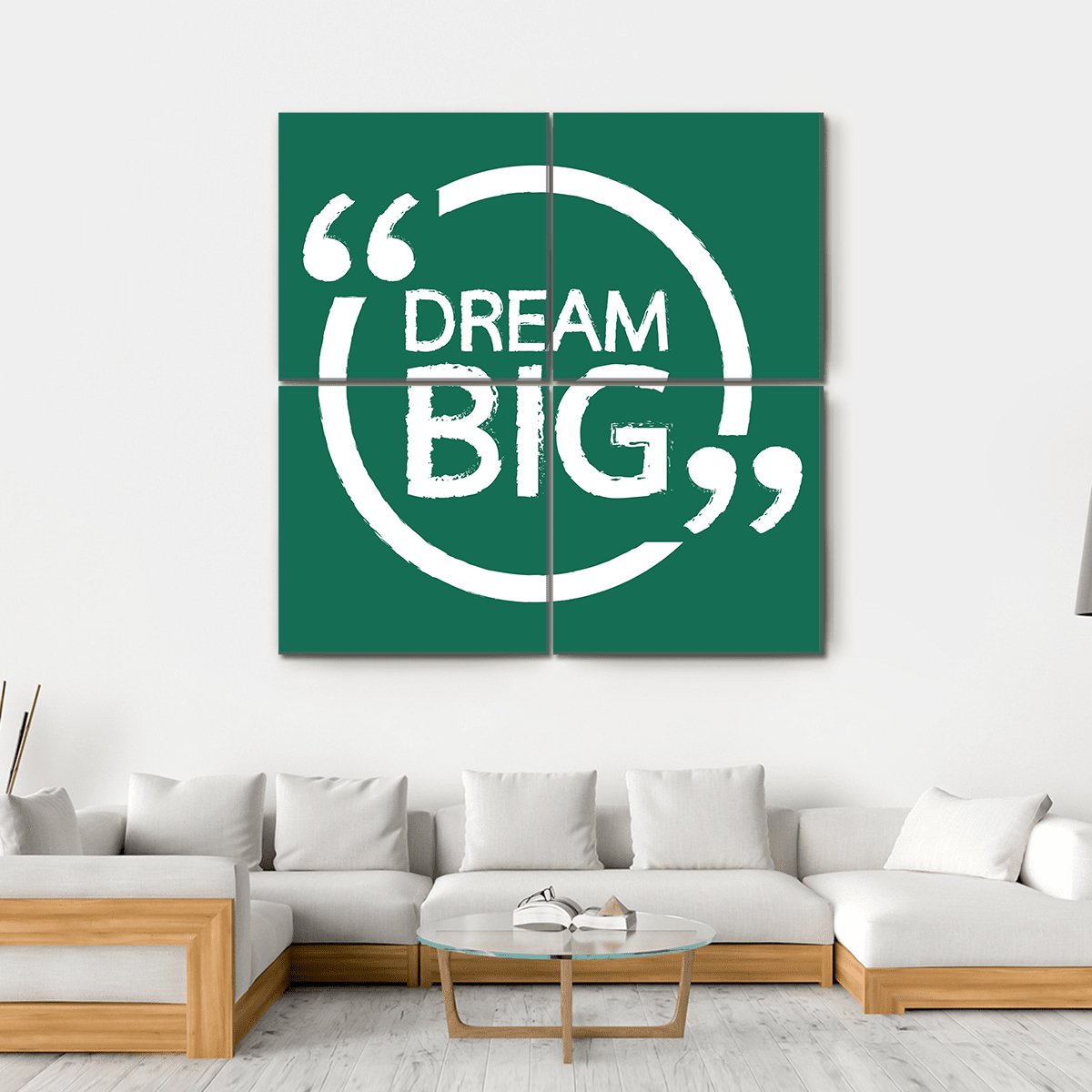Dream Big Canvas Wall Art-4 Square-Gallery Wrap-17" x 17"-Tiaracle
