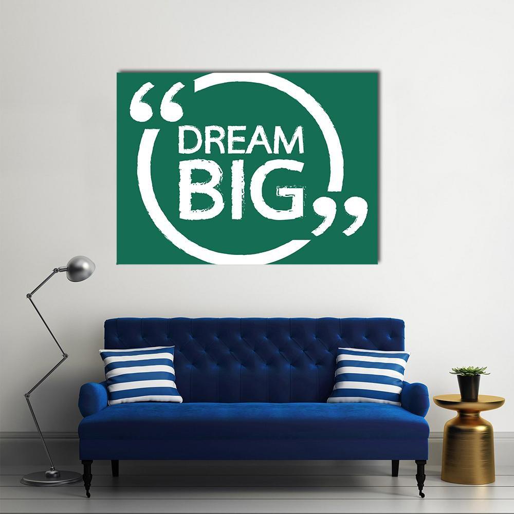 Dream Big Canvas Wall Art-1 Piece-Gallery Wrap-48" x 32"-Tiaracle