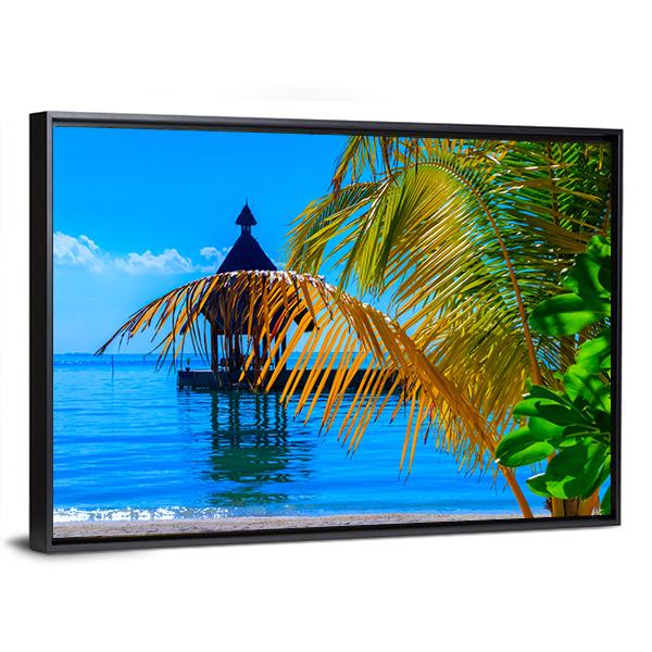 Dreamscape Escape Maldives Canvas Wall Art-3 Horizontal-Gallery Wrap-25" x 16"-Tiaracle