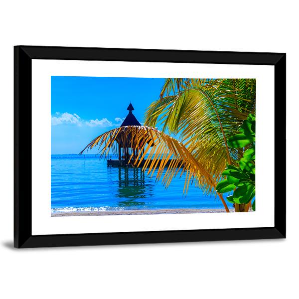 Dreamscape Escape Maldives Canvas Wall Art-3 Horizontal-Gallery Wrap-25" x 16"-Tiaracle