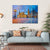 Dresden During Twilight Canvas Wall Art-1 Piece-Gallery Wrap-36" x 24"-Tiaracle