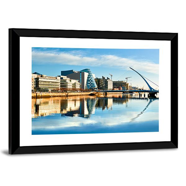 Dublin City Panoramic Canvas Wall Art-1 Piece-36" x 12"-Tiaracle