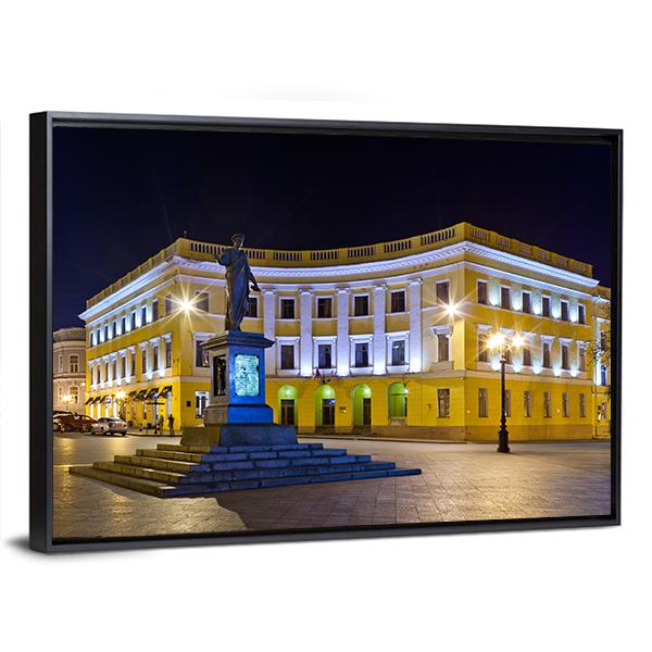 Duke Of Richelieu Monument Canvas Wall Art-3 Horizontal-Gallery Wrap-25" x 16"-Tiaracle