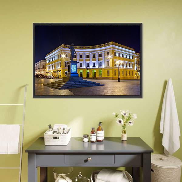 Duke Of Richelieu Monument Canvas Wall Art-3 Horizontal-Gallery Wrap-25" x 16"-Tiaracle