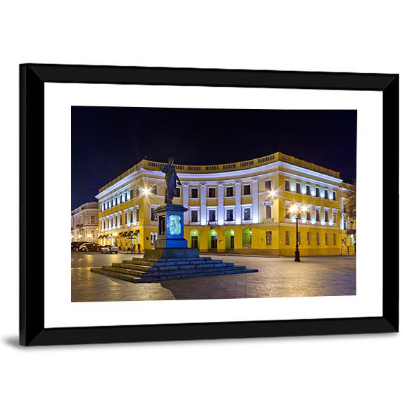 Duke Of Richelieu Monument Canvas Wall Art-3 Horizontal-Gallery Wrap-25" x 16"-Tiaracle