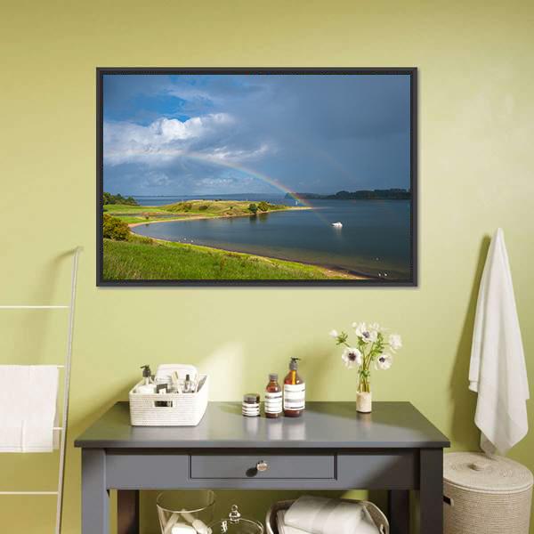 Dummersdorfer Shore Canvas Wall Art-1 Piece-Floating Frame-24" x 16"-Tiaracle