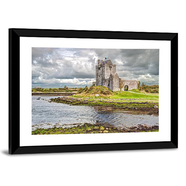 Dunguaire Castle Canvas Wall Art-5 Horizontal-Gallery Wrap-22" x 12"-Tiaracle