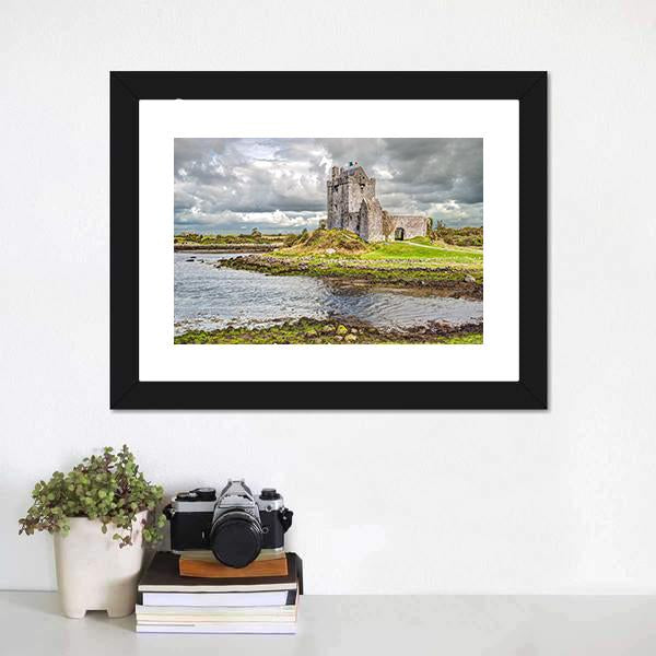 Dunguaire Castle Canvas Wall Art-5 Horizontal-Gallery Wrap-22" x 12"-Tiaracle
