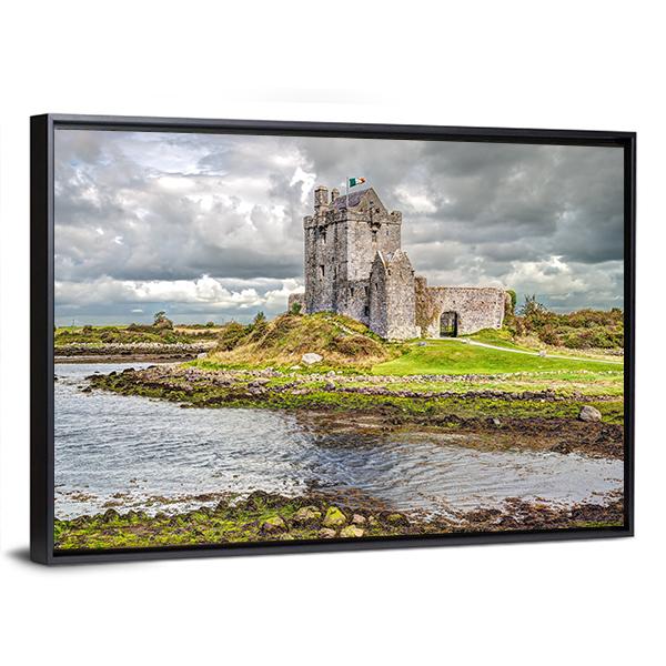 Dunguaire Castle Canvas Wall Art-5 Horizontal-Gallery Wrap-22" x 12"-Tiaracle