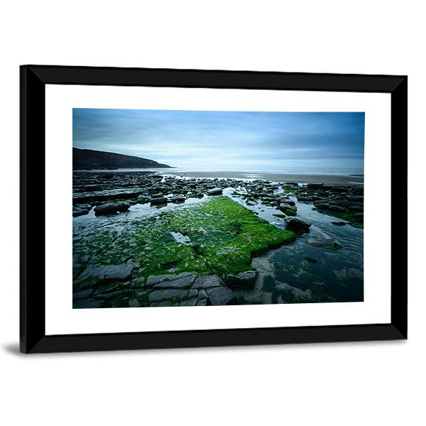 Dunraven Bay Canvas Wall Art-3 Horizontal-Gallery Wrap-25" x 16"-Tiaracle