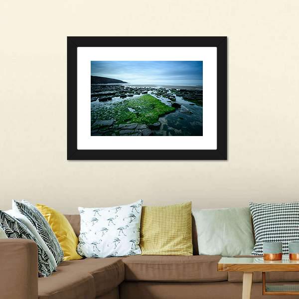 Dunraven Bay Canvas Wall Art-1 Piece-Framed Print-20" x 16"-Tiaracle