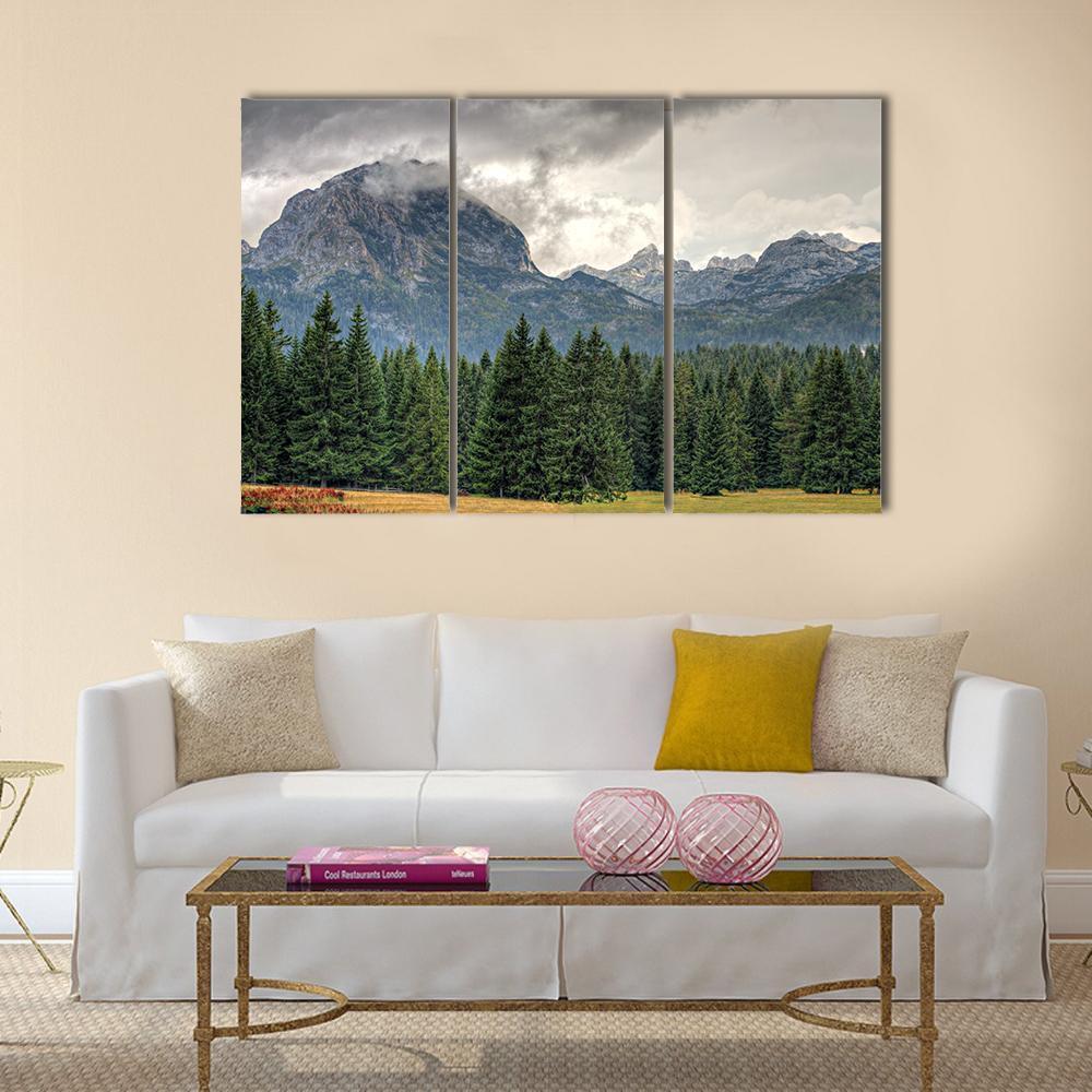 Durmitor National Park Canvas Wall Art-3 Horizontal-Gallery Wrap-37" x 24"-Tiaracle