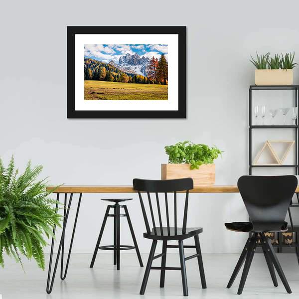 Durrenstein Mountain Canvas Wall Art-5 Horizontal-Gallery Wrap-22" x 12"-Tiaracle