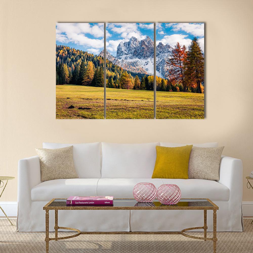 Durrenstein Mountain Canvas Wall Art-3 Horizontal-Gallery Wrap-37" x 24"-Tiaracle