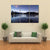 Dusk At Haruru Campsite Canvas Wall Art-3 Horizontal-Gallery Wrap-37" x 24"-Tiaracle