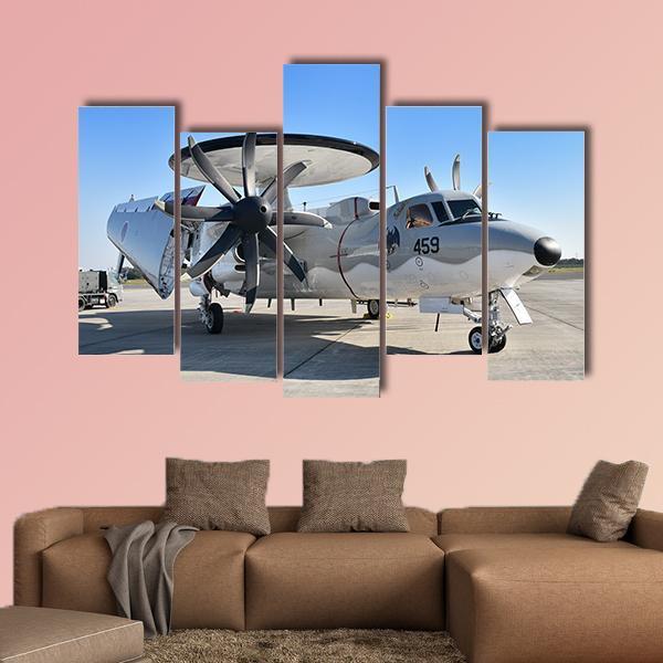 E-2 Hawkeye Canvas Wall Art-5 Pop-Gallery Wrap-47" x 32"-Tiaracle