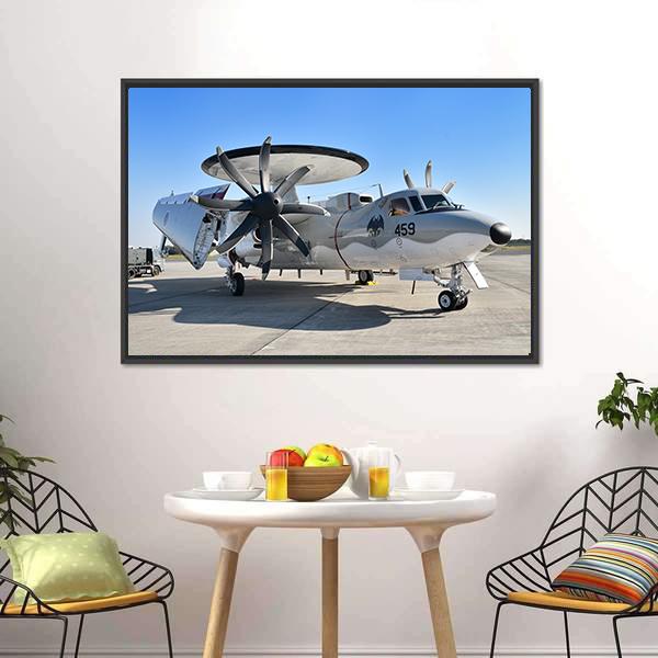 E-2 Hawkeye Canvas Wall Art-1 Piece-Floating Frame-24" x 16"-Tiaracle