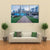 Early Morning Over Charlotte Canvas Wall Art-3 Horizontal-Gallery Wrap-37" x 24"-Tiaracle