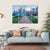 Early Morning Over Charlotte Canvas Wall Art-4 Horizontal-Gallery Wrap-34" x 24"-Tiaracle