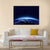 Earth At Night Canvas Wall Art-5 Horizontal-Gallery Wrap-22" x 12"-Tiaracle