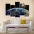 Europe From Satellite Canvas Wall Art-5 Pop-Gallery Wrap-32" x 21"-Tiaracle