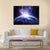 Earth From Milky Way Canvas Wall Art-5 Star-Gallery Wrap-42" x 21"-Tiaracle