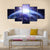 Earth From Milky Way Canvas Wall Art-5 Star-Gallery Wrap-42" x 21"-Tiaracle