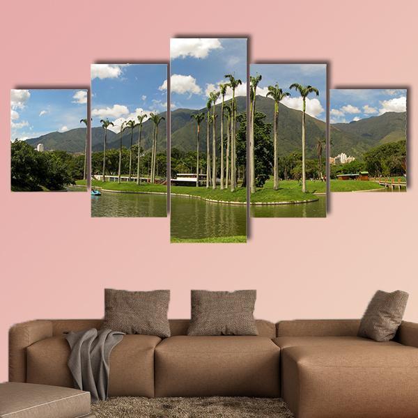 East Park Venezuela Canvas Wall Art-5 Star-Gallery Wrap-62" x 32"-Tiaracle