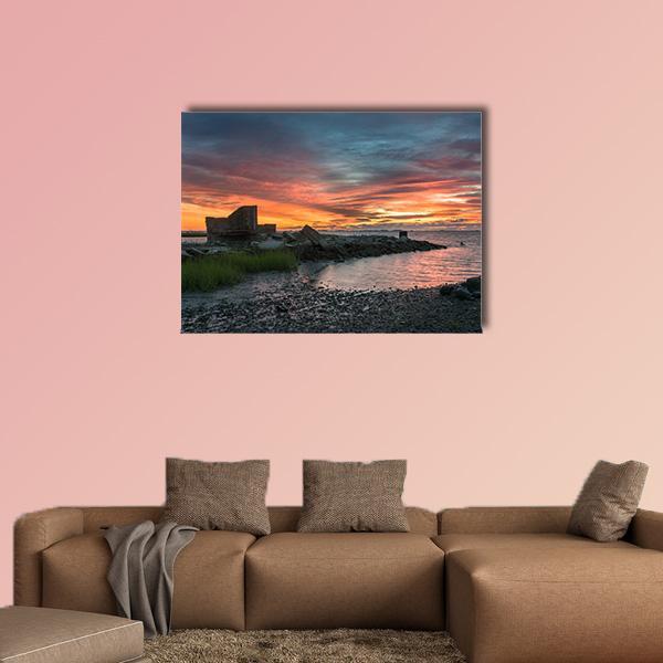 Eastern Shore In Virginia Canvas Wall Art-1 Piece-Gallery Wrap-36" x 24"-Tiaracle