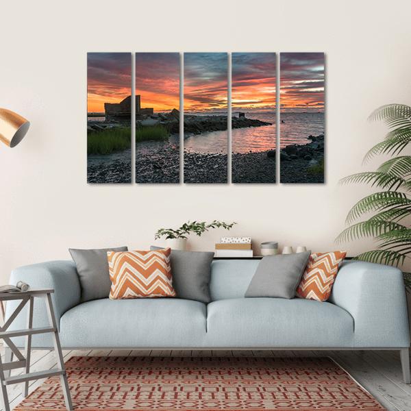 Eastern Shore In Virginia Canvas Wall Art-5 Horizontal-Gallery Wrap-22" x 12"-Tiaracle