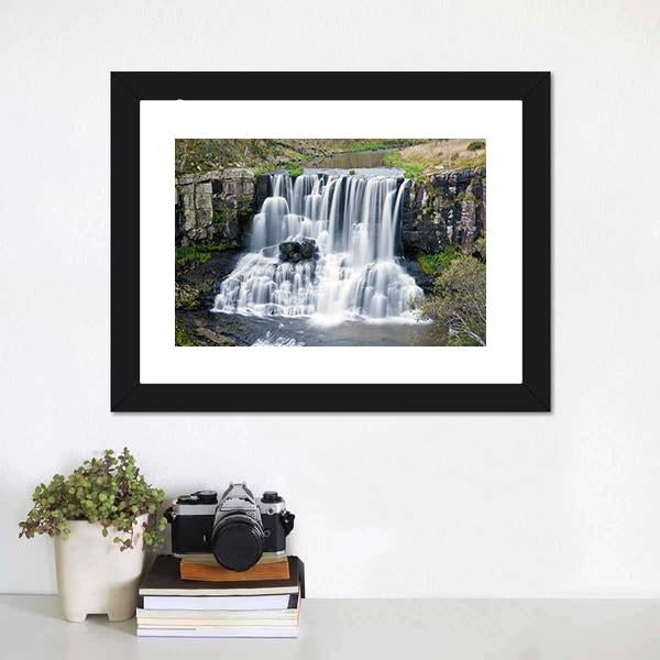 Ebor Falls Australia Canvas Wall Art-5 Horizontal-Gallery Wrap-22" x 12"-Tiaracle