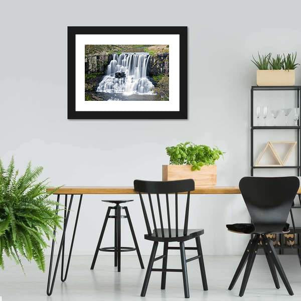 Ebor Falls Australia Canvas Wall Art-3 Horizontal-Gallery Wrap-25" x 16"-Tiaracle